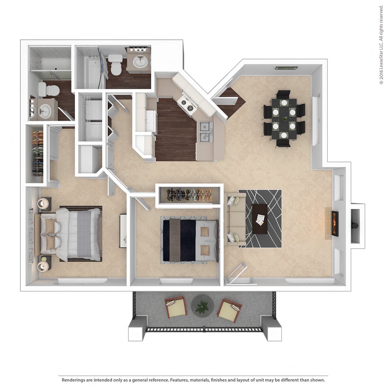 Spokane Valley, Washington Clock Tower Village 2 Bedroom 2 Bath Floor Plan DuPont, Washington Spokane Valley, Washington Clock Tower Village 2 Bedroom 2 Bath Floor Plan DuPont, Washington